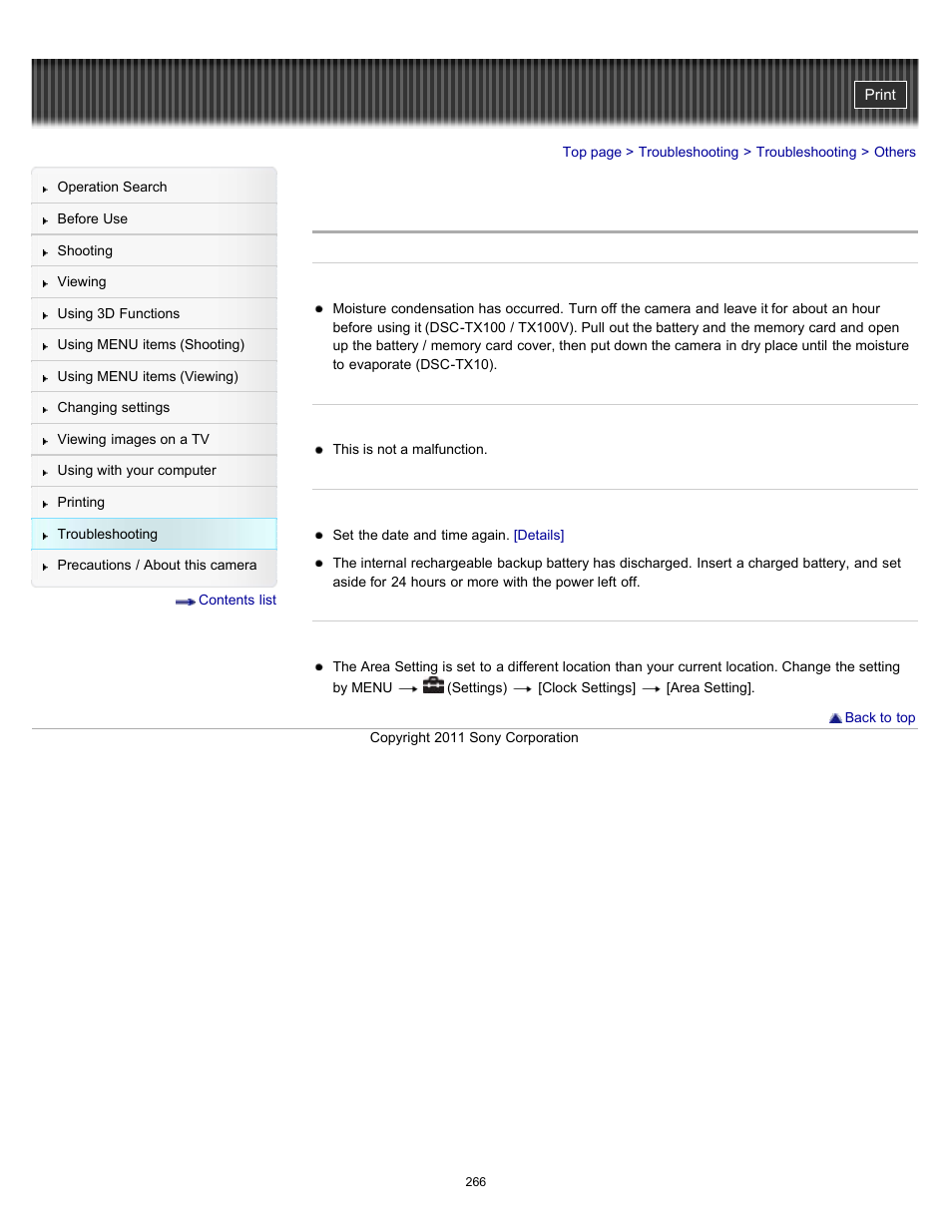 Others | Sony DSC-TX10 User Manual | Page 266 / 296