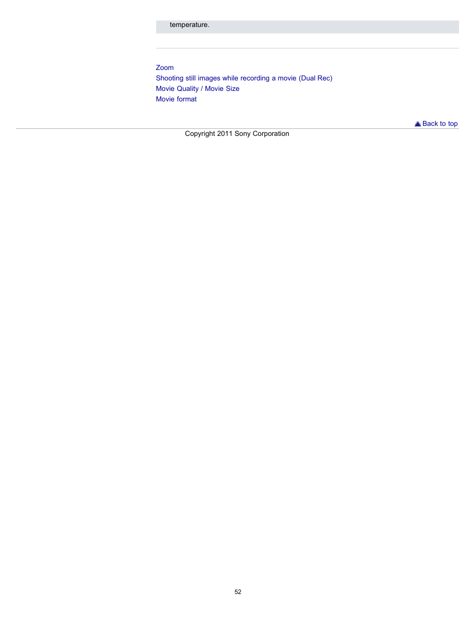 Sony DSC-TX10 User Manual | Page 52 / 296