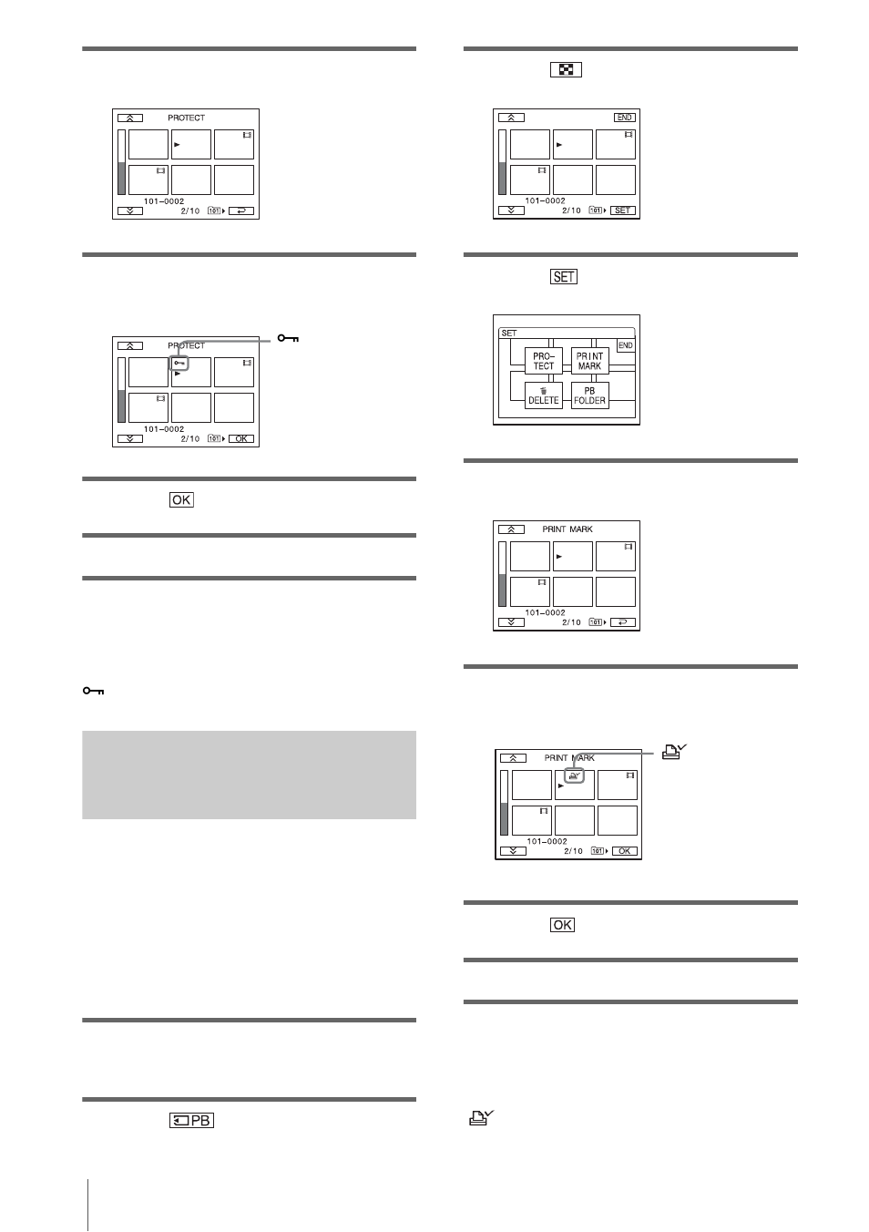 P. 102) | Sony DCR-PC330 User Manual | Page 102 / 136