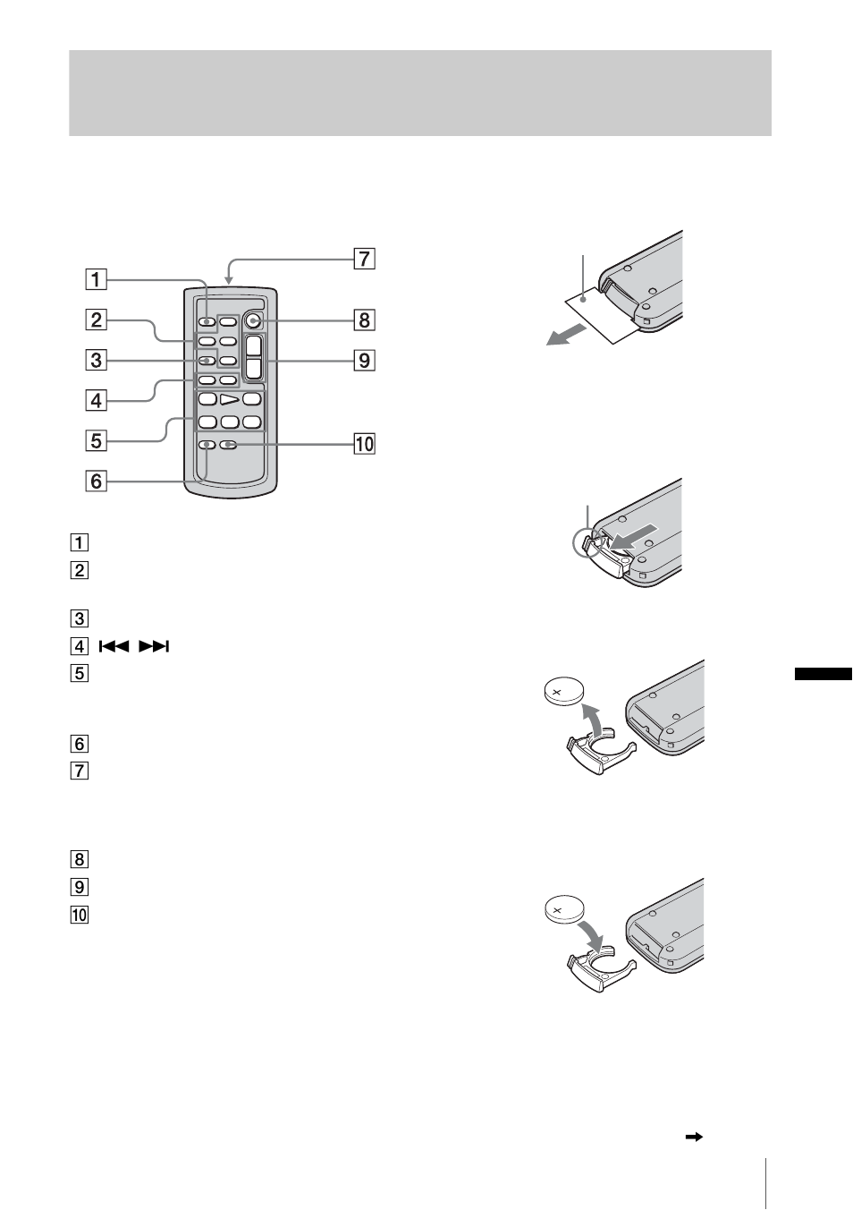 P. 131), Remote commander | Sony DCR-PC330 User Manual | Page 131 / 136