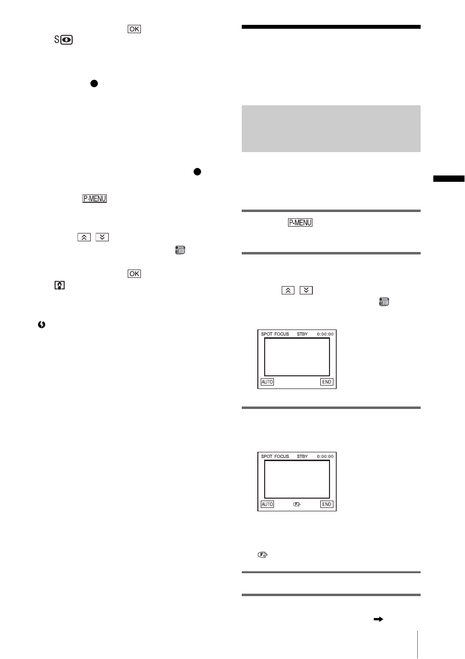 Adjusting the focus | Sony DCR-PC330 User Manual | Page 35 / 136