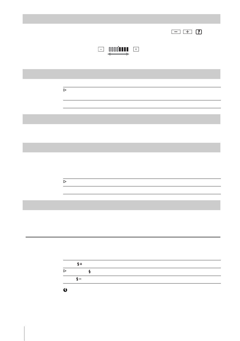 Sharpness, Auto shutter spot focus, Exp. focus | Flash set, Flash level | Sony DCR-PC330 User Manual | Page 60 / 136