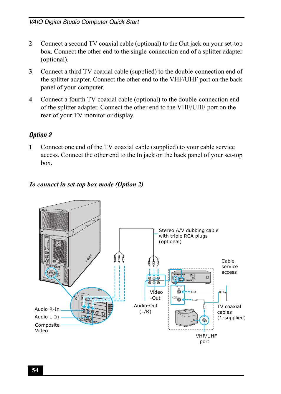 Sony VGC-RA910G User Manual | Page 54 / 80