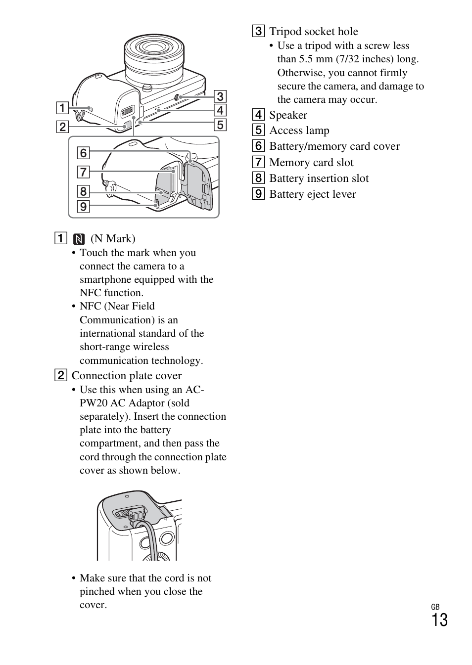 Sony ILCE-6000L User Manual | Page 13 / 48