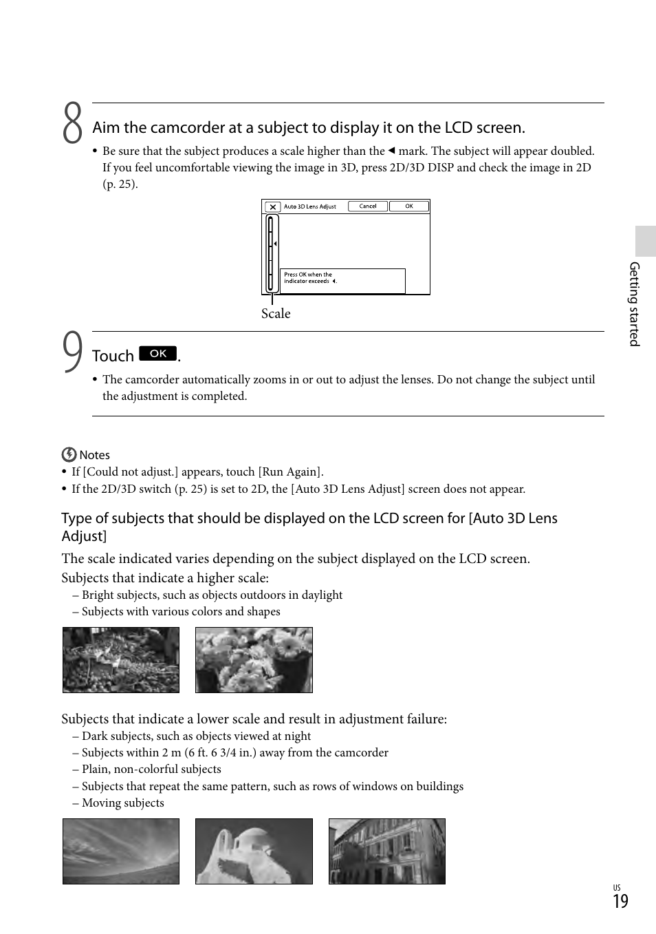 Sony HDR-TD10 User Manual | Page 19 / 142