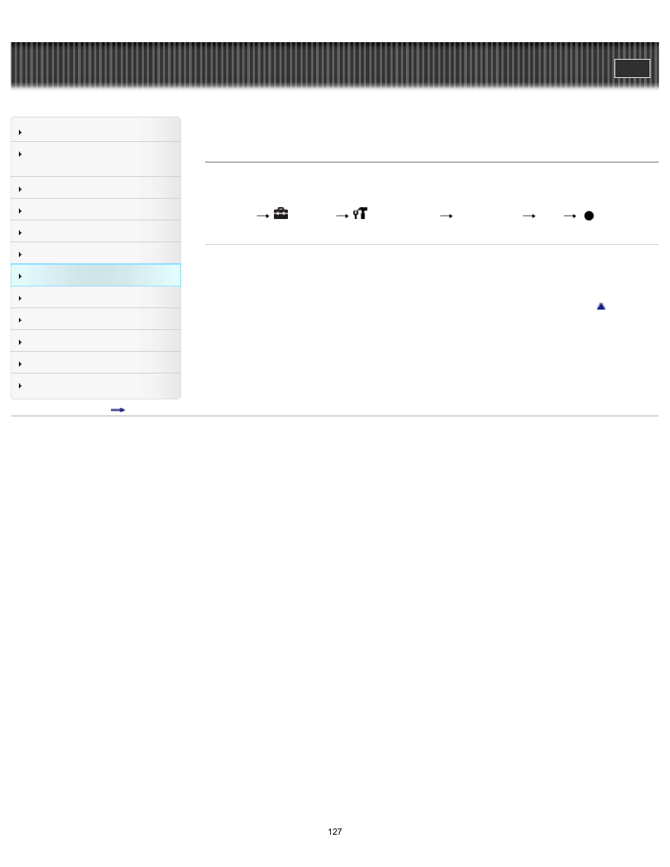 Empty music, Cyber-shot user guide | Sony DSC-H200 User Manual | Page 127 / 179