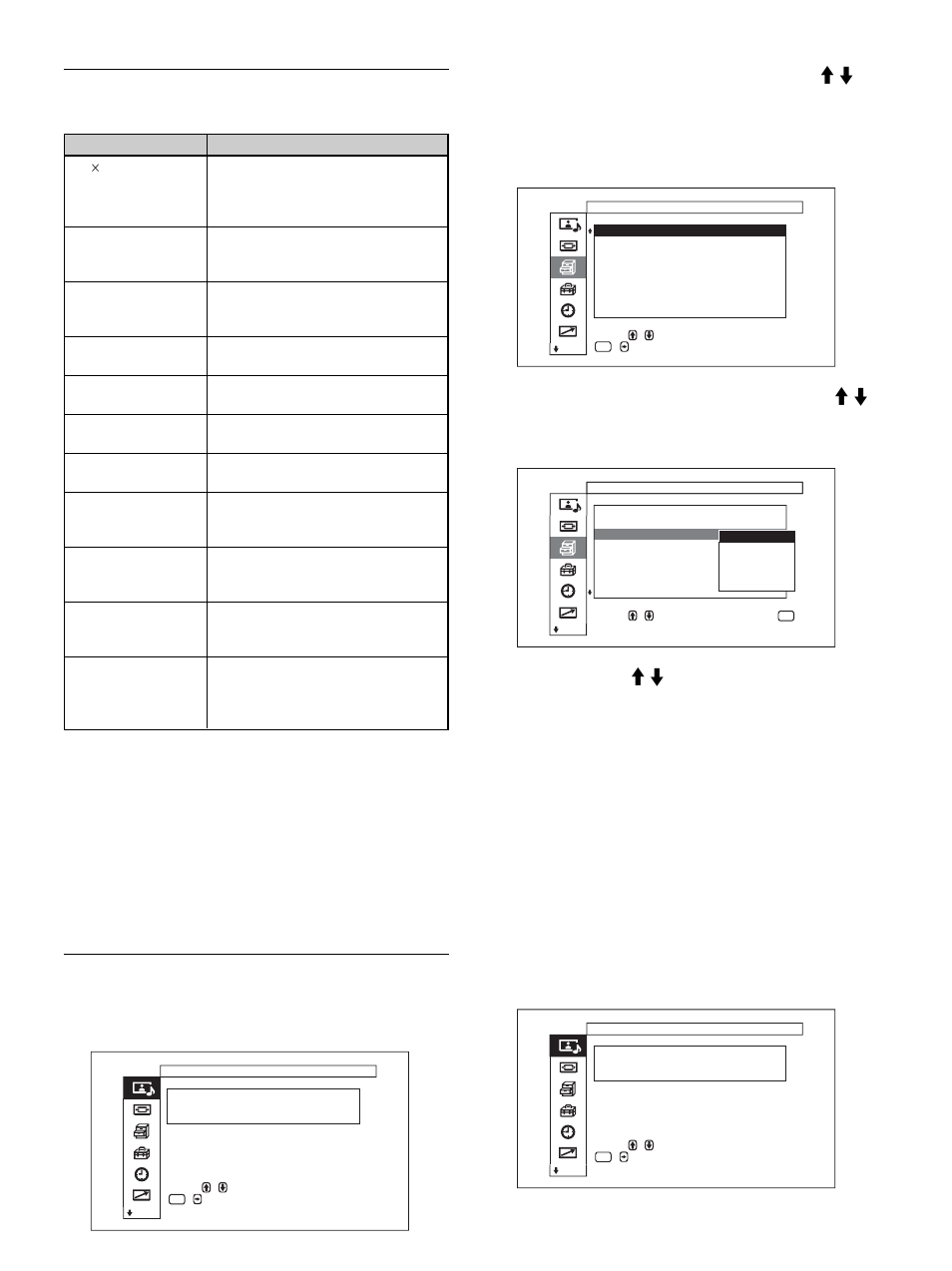 Wechseln des anzeigemodus, Energiesparfunktion, Anzeigen von untertiteln | Anzeigen zum monitorstatus auf dem bildschirm | Sony FWD-50PX1 User Manual | Page 175 / 348