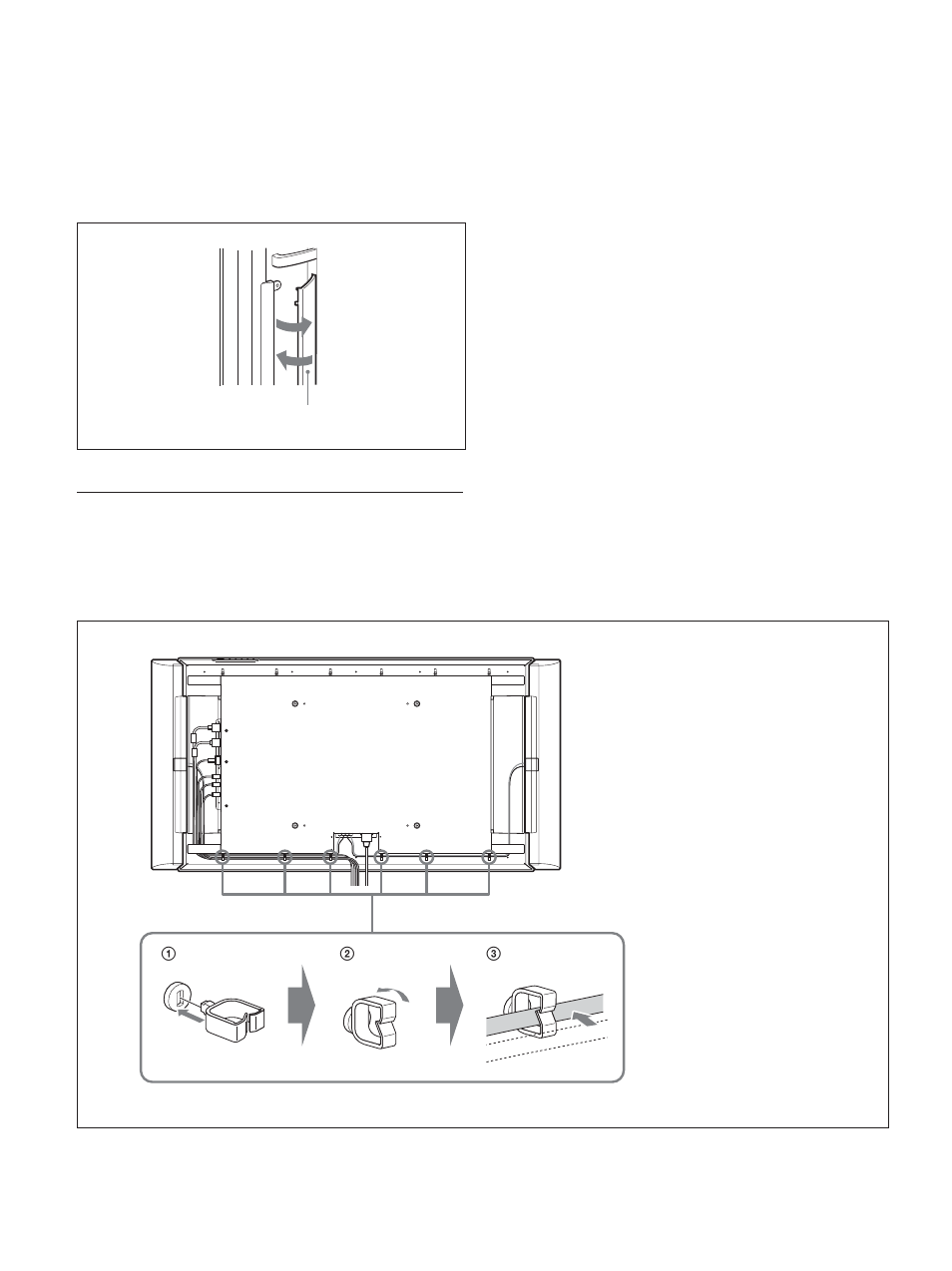 ケーブルを処理する | Sony FWD-50PX1 User Manual | Page 20 / 348