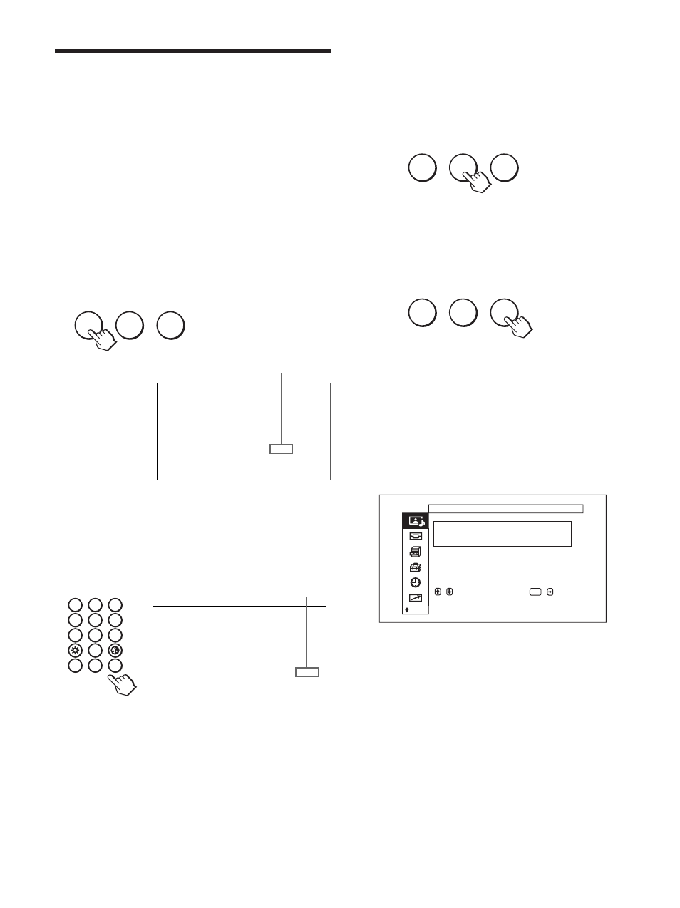 Sólo podrá emplear la pantalla especificada | Sony FWD-50PX1 User Manual | Page 244 / 348