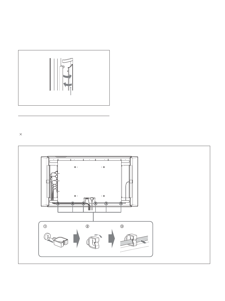 Sistemazione dei cavi | Sony FWD-50PX1 User Manual | Page 264 / 348