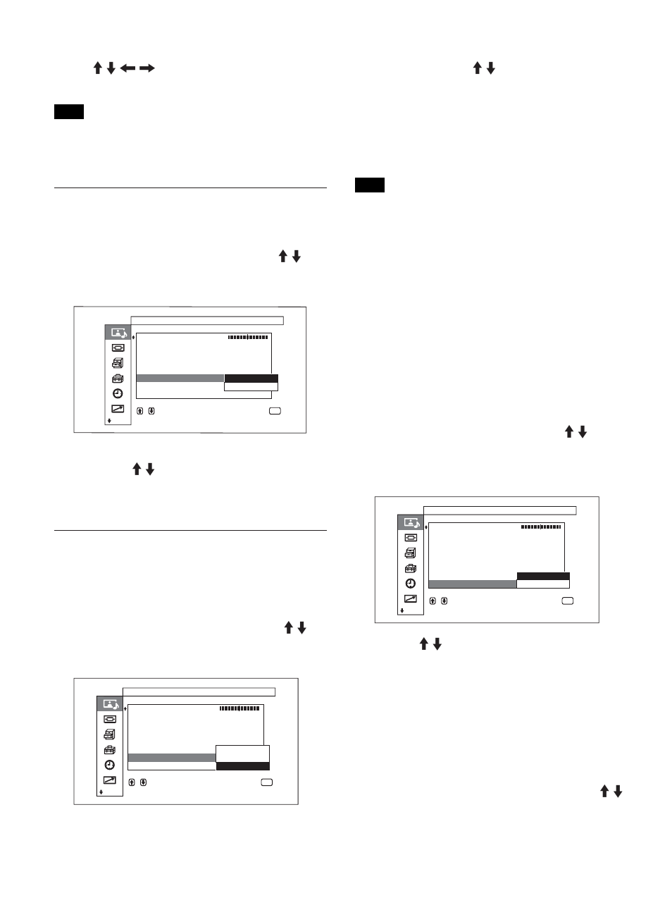 Correz. colore, Correz. gamma, È possibile riprodurre colori brillanti e nitidi | Sony FWD-50PX1 User Manual | Page 280 / 348