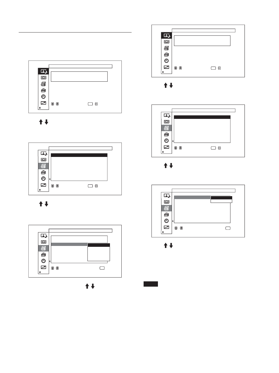 Switching the display mode, Energy saving function, Displaying closed captions | Watching the picture | Sony FWD-50PX1 User Manual | Page 79 / 348
