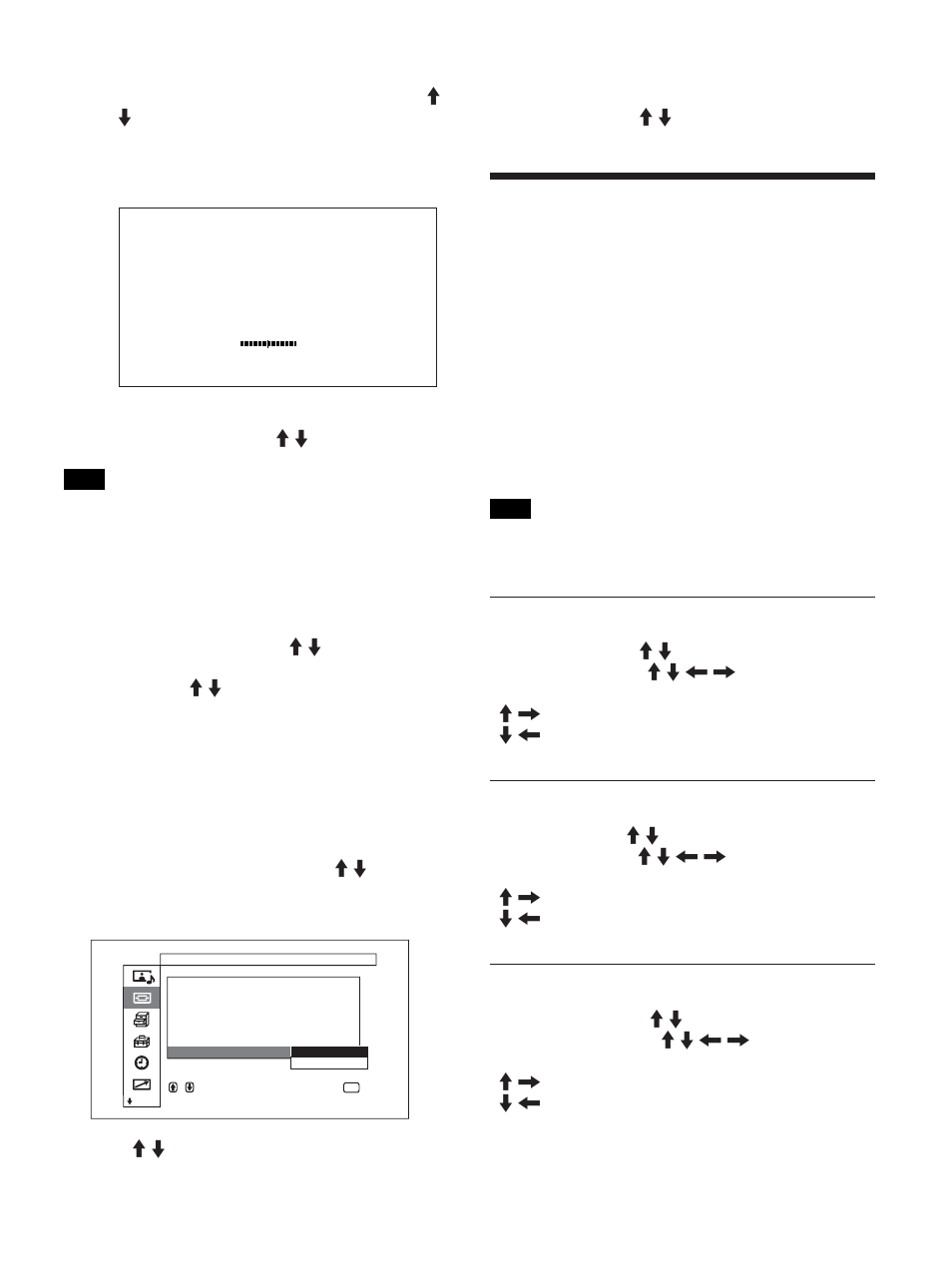 Adjusting the sound quality, Adjusting the treble, bass, and balance, etc, Treble | Bass, Balance | Sony FWD-50PX1 User Manual | Page 87 / 348