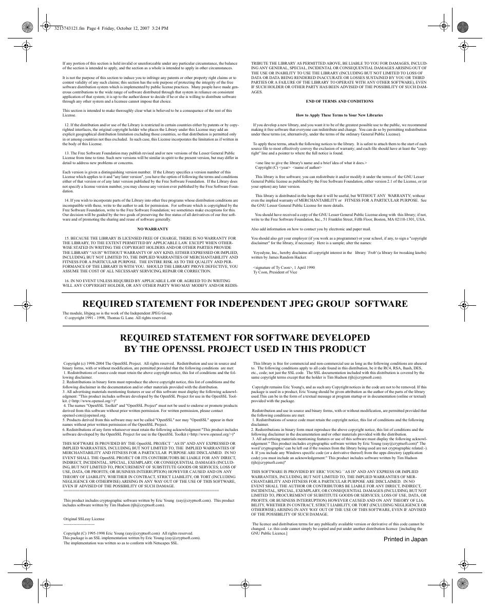 Sony XEL-1 User Manual | Page 4 / 4