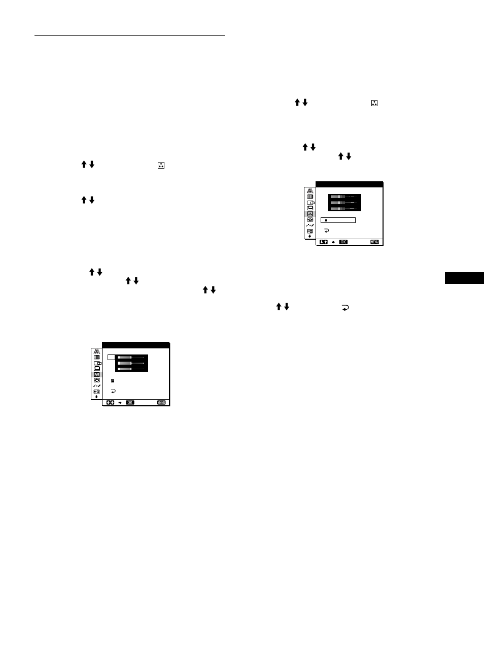 Adjusting the color temperature (color) | Sony SDM-S81R User Manual | Page 13 / 104