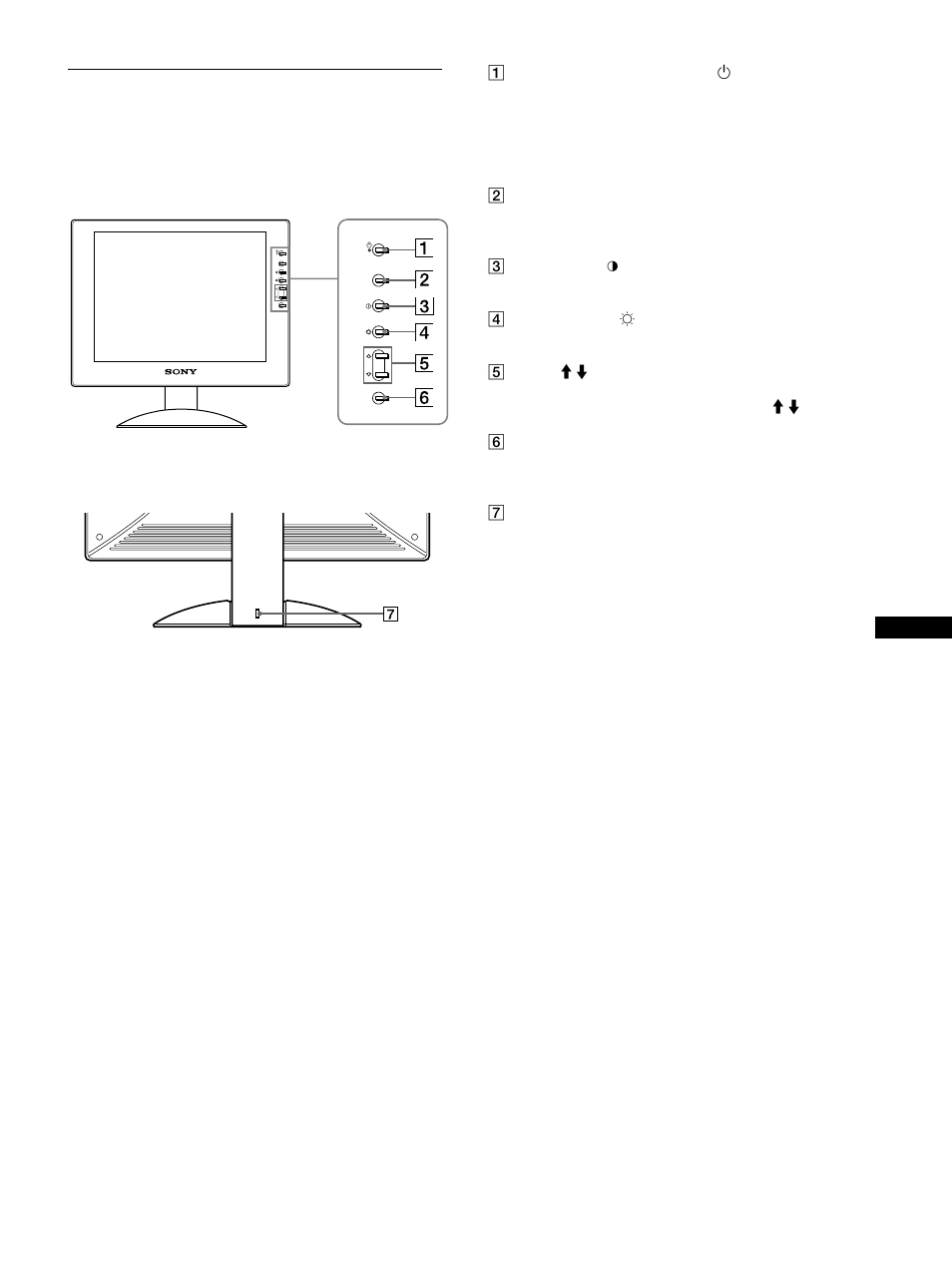 Lage und funktion der teile und bedienelemente | Sony SDM-S81R User Manual | Page 45 / 104