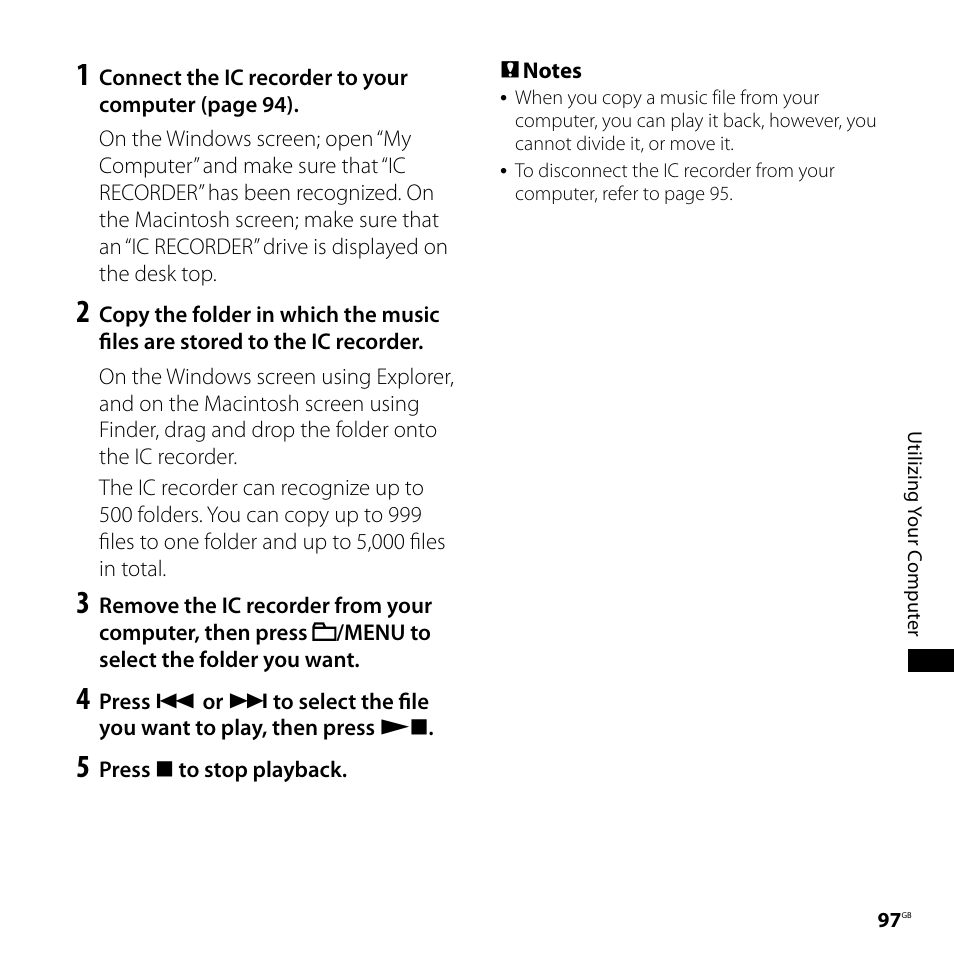 Sony ICD-SX700D User Manual | Page 97 / 134