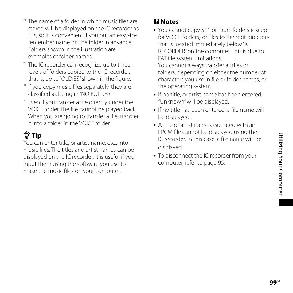Sony ICD-SX700D User Manual | Page 99 / 134
