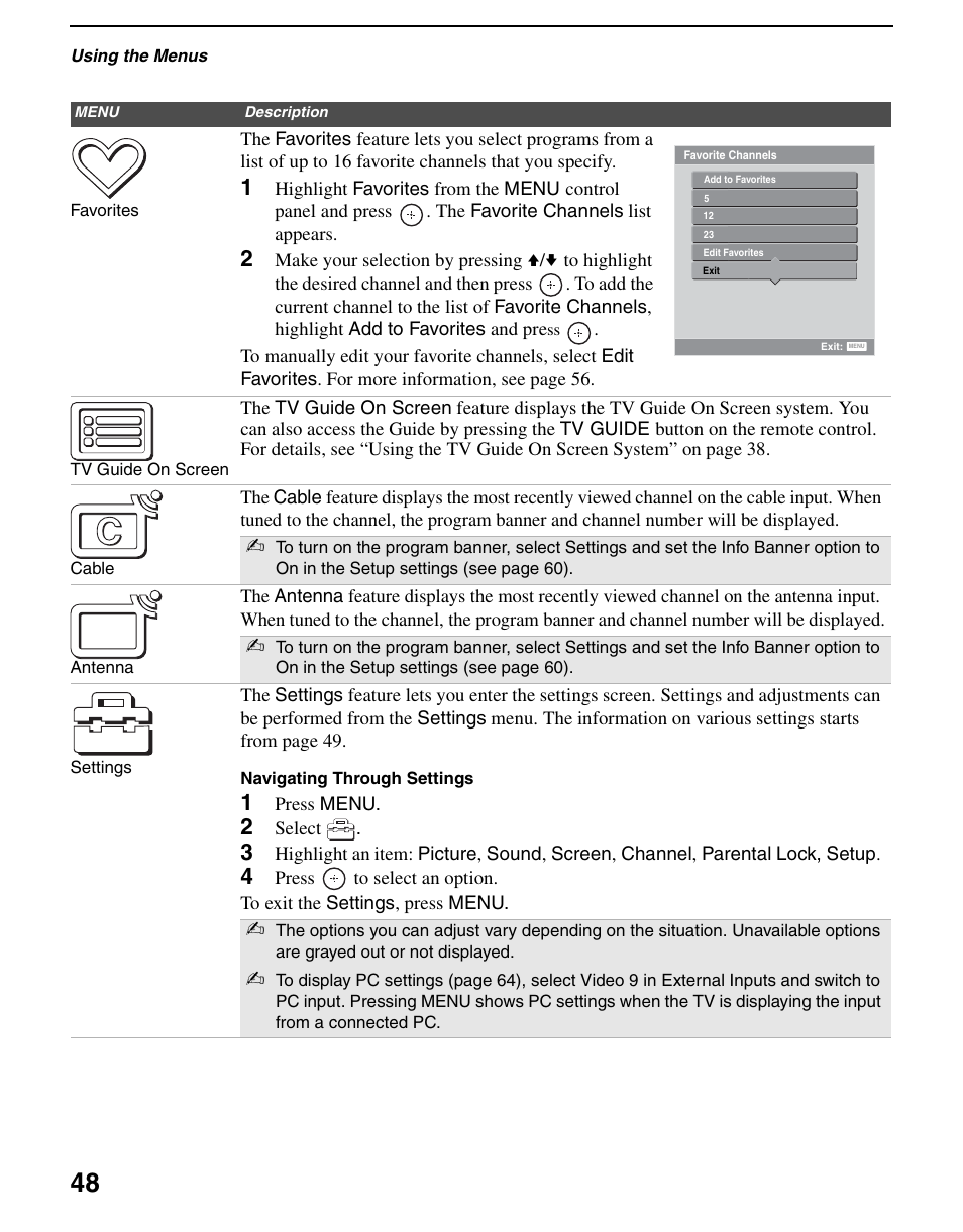 Sony KDS-R60XBR2 User Manual | Page 48 / 83