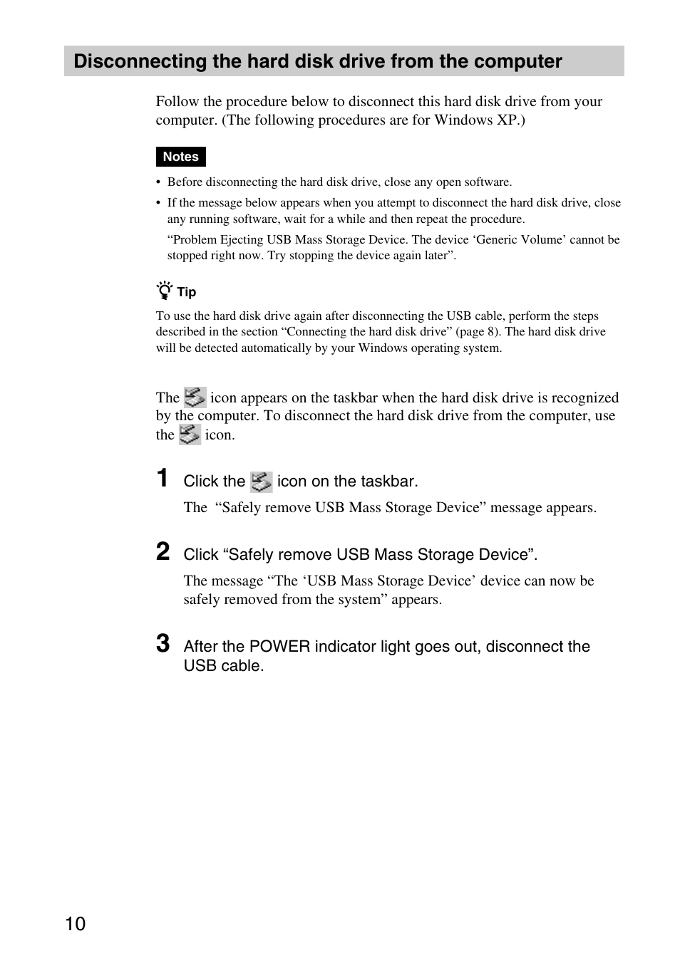 Sony VGP-UHDP04 User Manual | Page 10 / 23