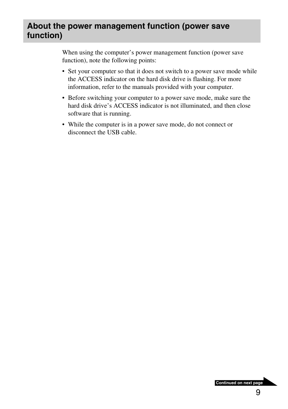 Sony VGP-UHDP04 User Manual | Page 9 / 23