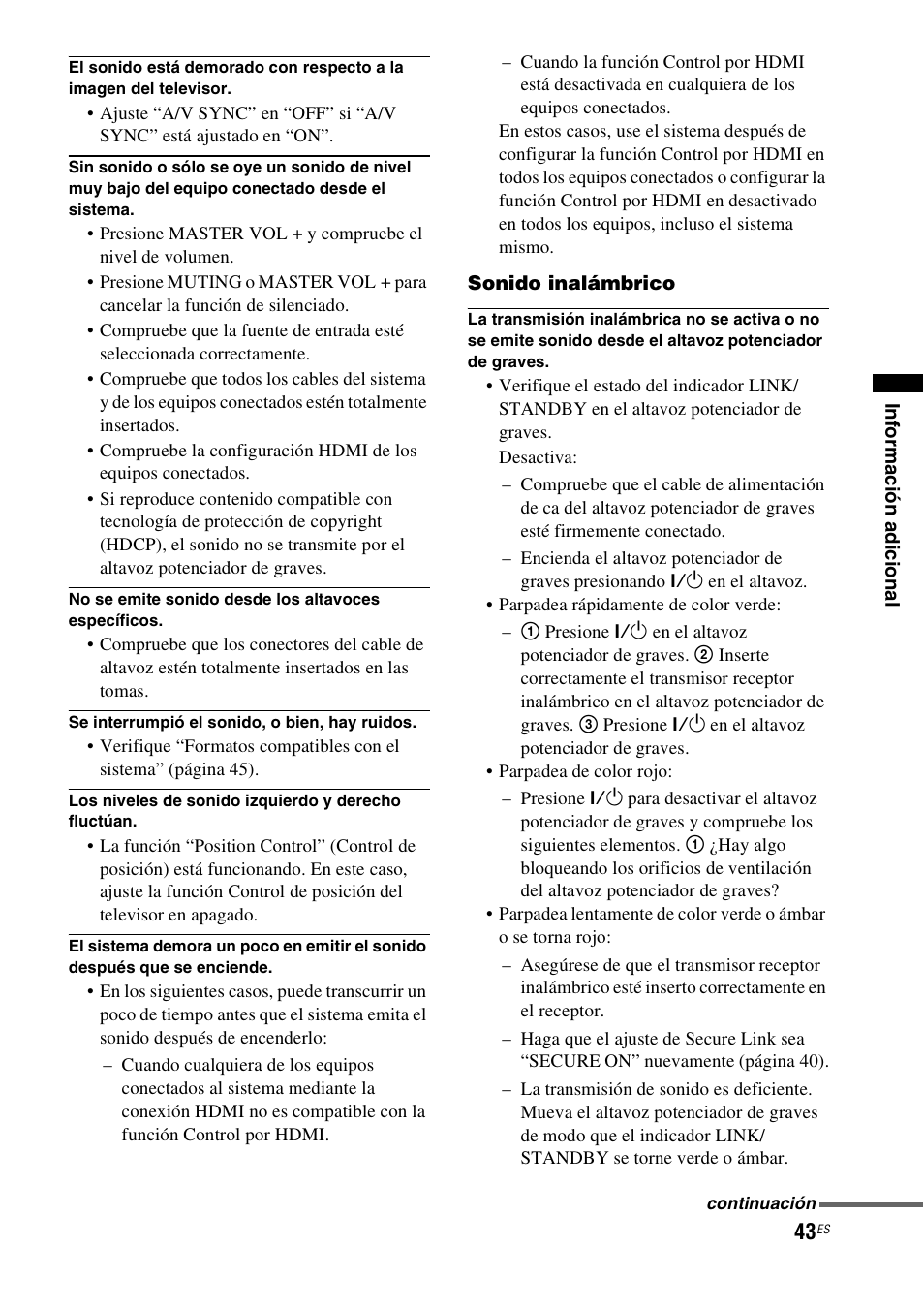 Sony HT-CT550W User Manual | Page 137 / 142
