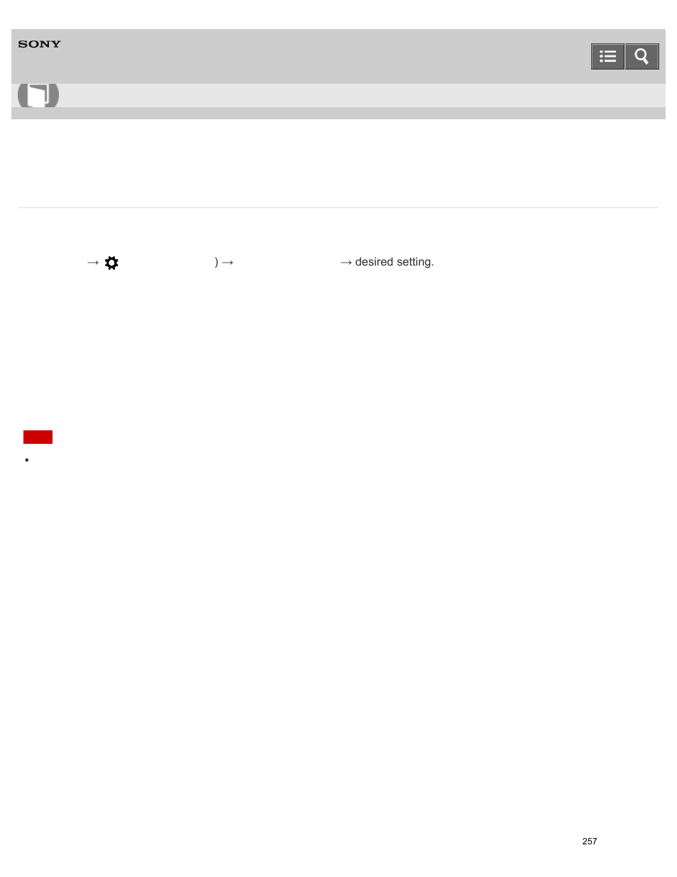 Release w/o lens, Help guide | Sony ILCE-6000 User Manual | Page 262 / 458