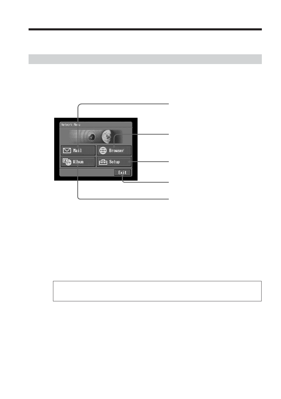 Basic operations in the network mode, How to use the network menu | Sony DCR-IP5 User Manual | Page 6 / 124