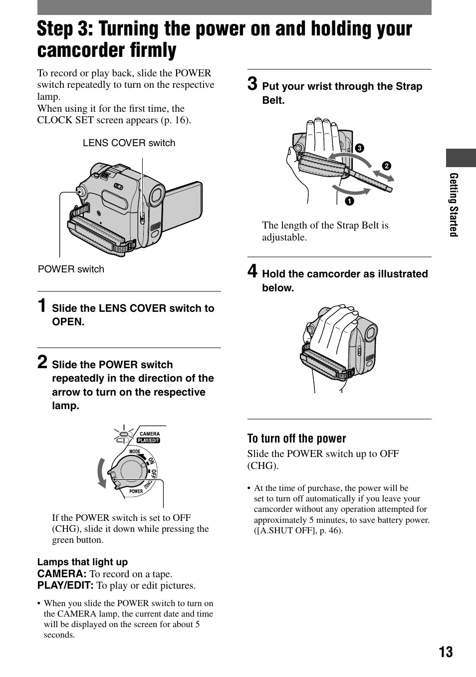 Sony DCR-HC21 User Manual | Page 13 / 92