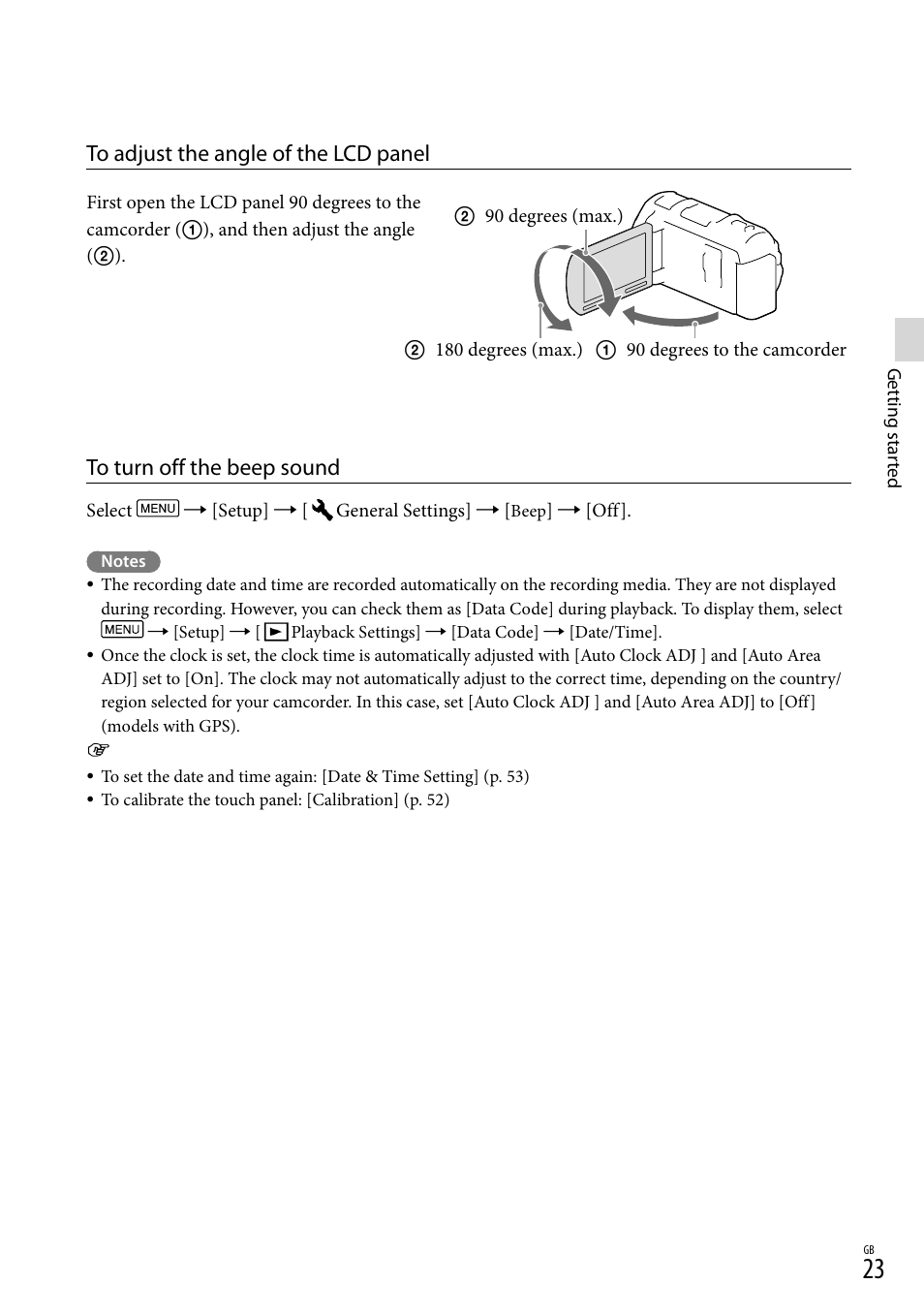 Sony HDR-PJ650V User Manual | Page 23 / 76
