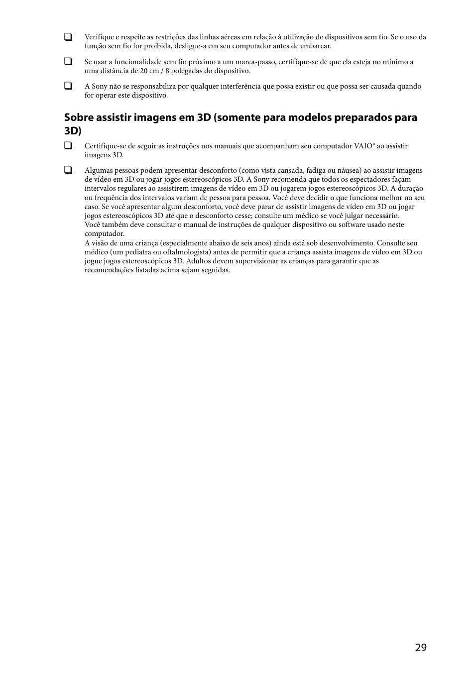 Sony VPCZ2390X User Manual | Page 29 / 36