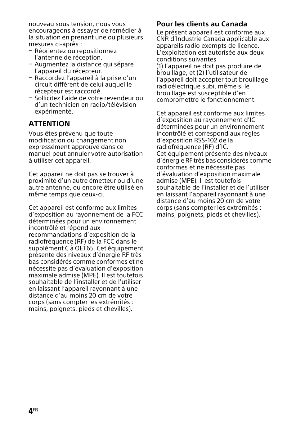 Attention | Sony HT-CT60BT User Manual | Page 32 / 88