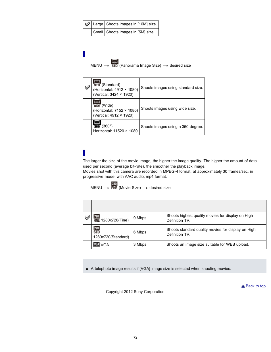 Sony DSC-H90 User Manual | Page 72 / 185