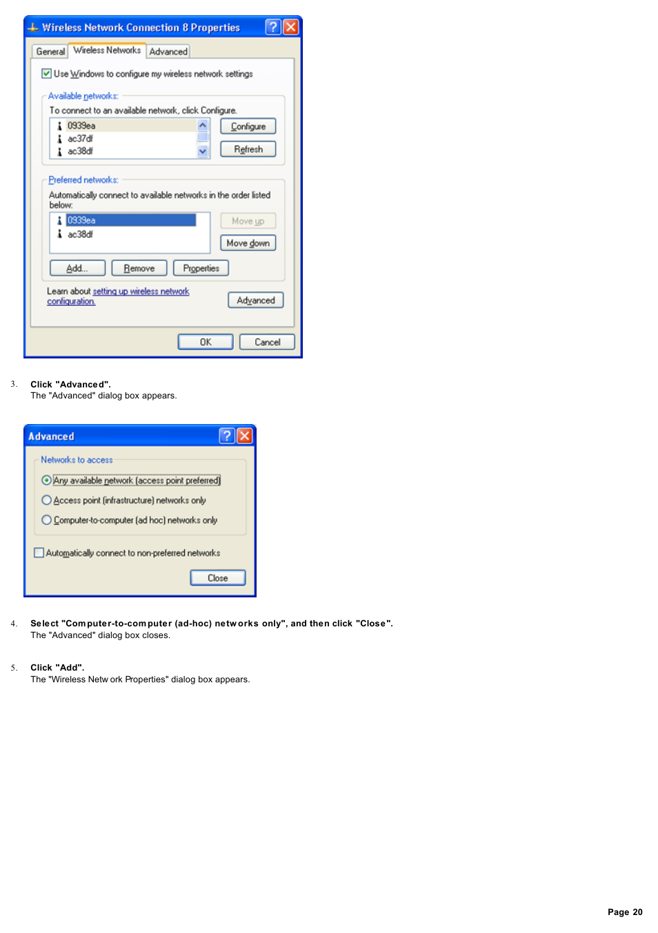 Sony PCWA-C800S User Manual | Page 20 / 81