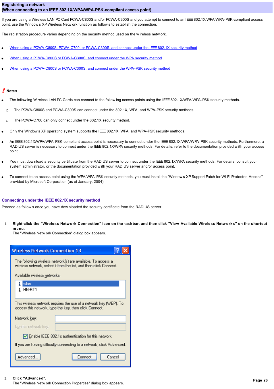 Sony PCWA-C800S User Manual | Page 26 / 81