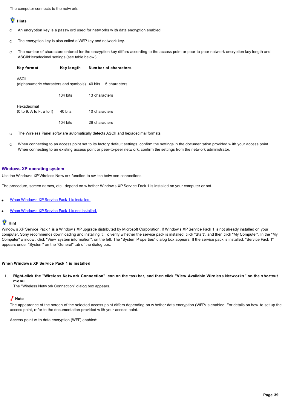 Sony PCWA-C800S User Manual | Page 39 / 81