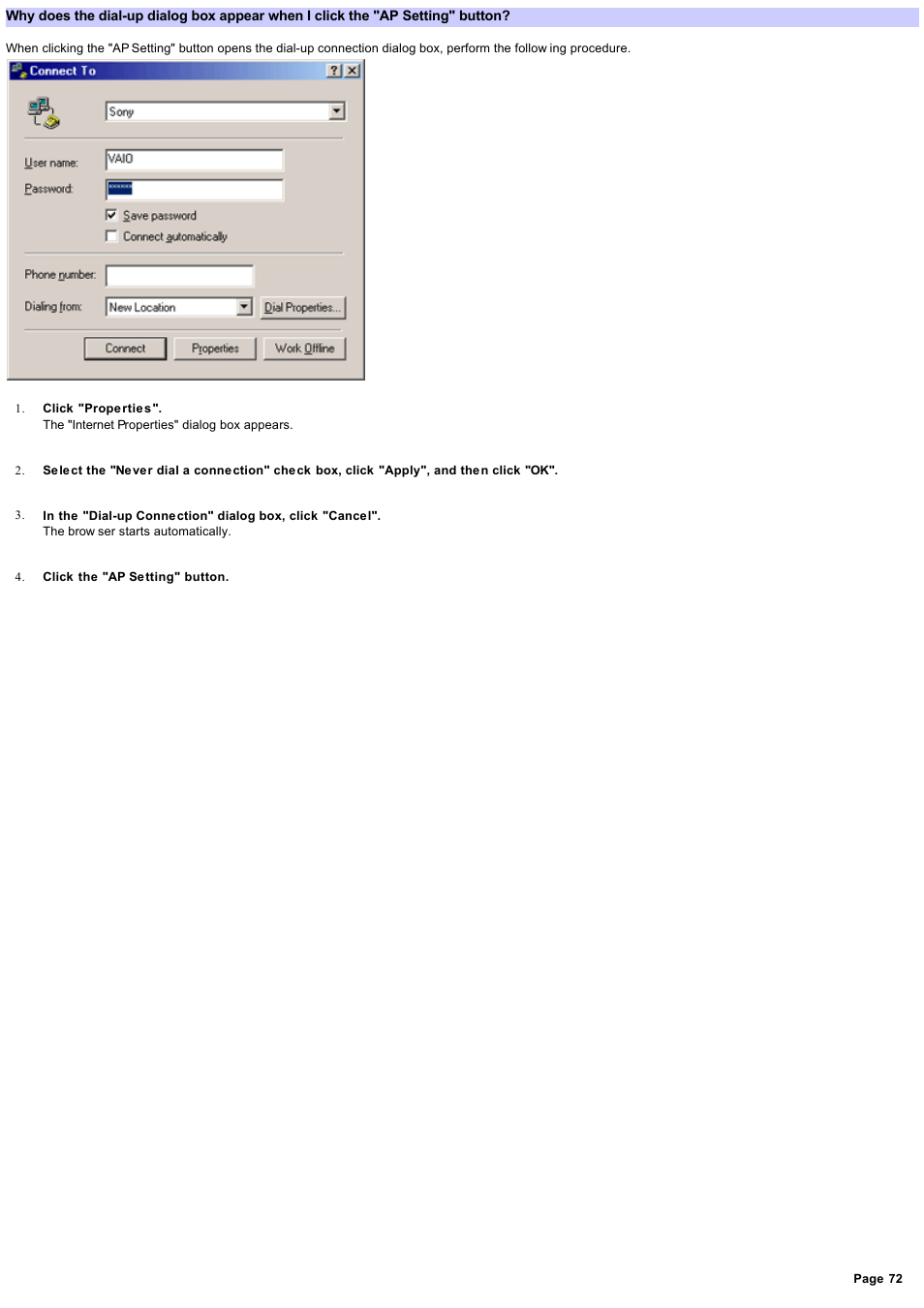 Sony PCWA-C800S User Manual | Page 72 / 81