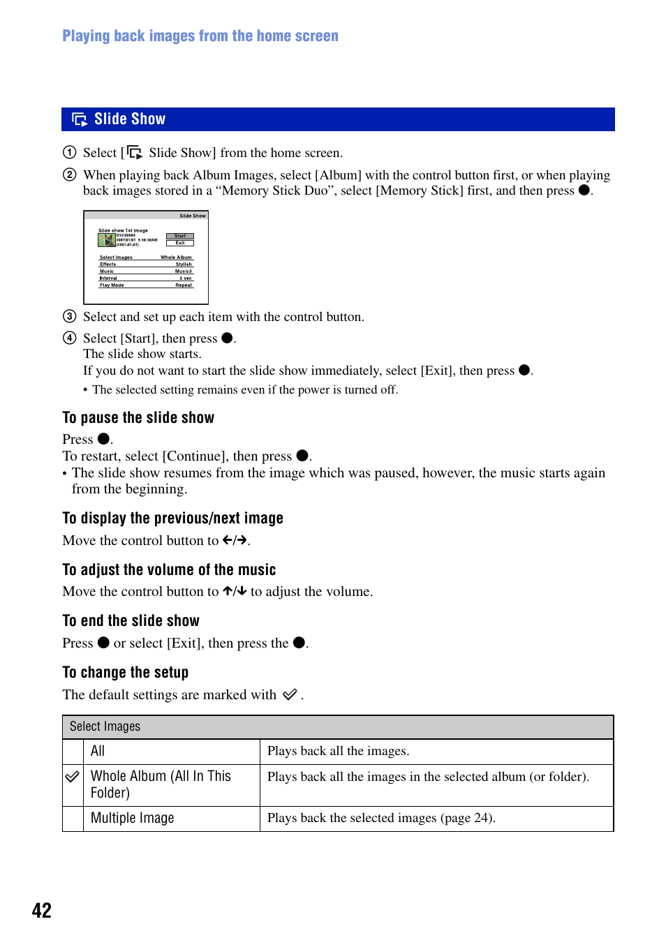 Sony DSC-G1 User Manual | Page 42 / 125