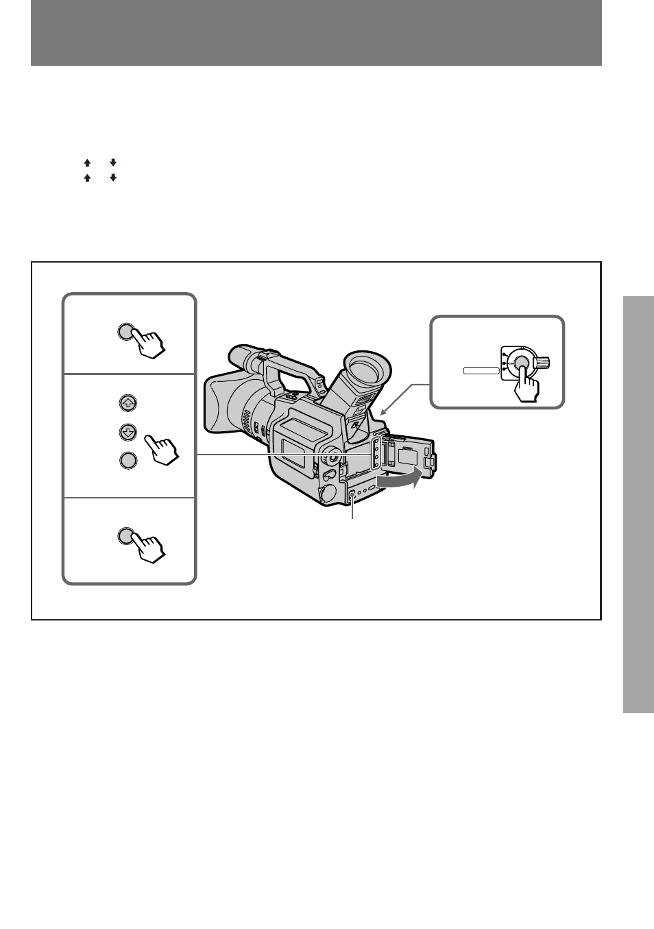 Cut recording | Sony DCR-VX1000 User Manual | Page 29 / 88
