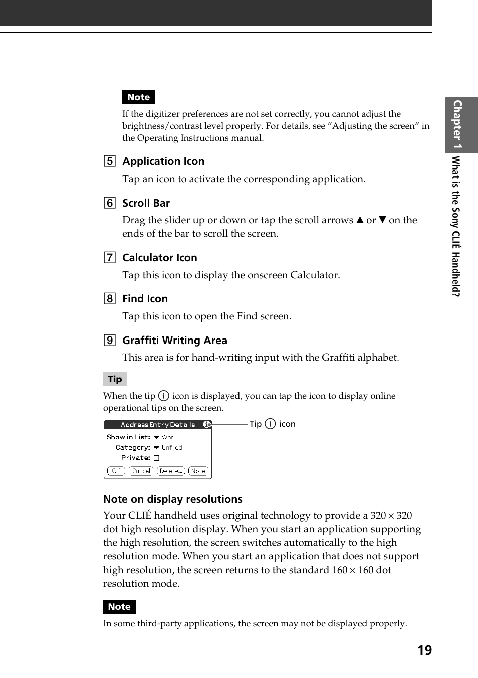 Sony PEG-T415 User Manual | Page 19 / 64