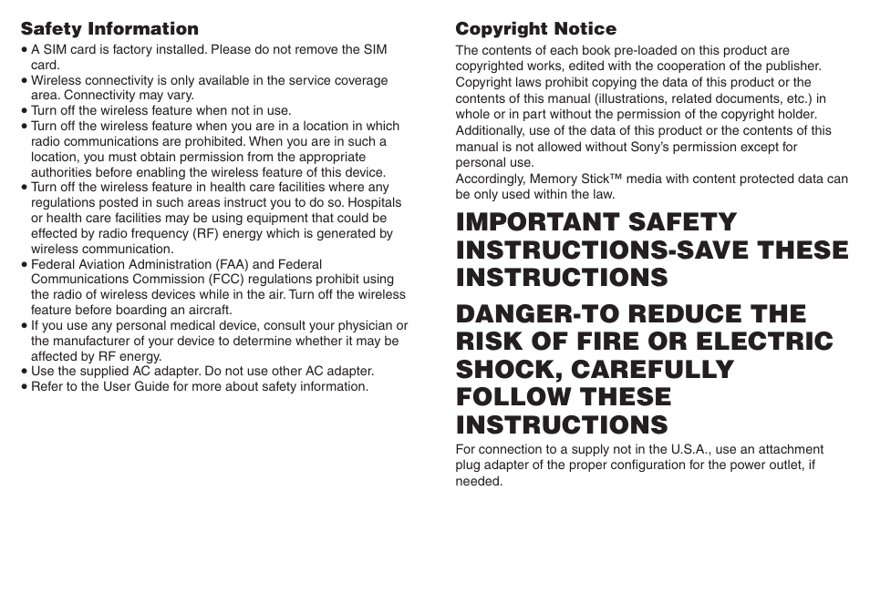 Sony PRS-950 User Manual | Page 2 / 2