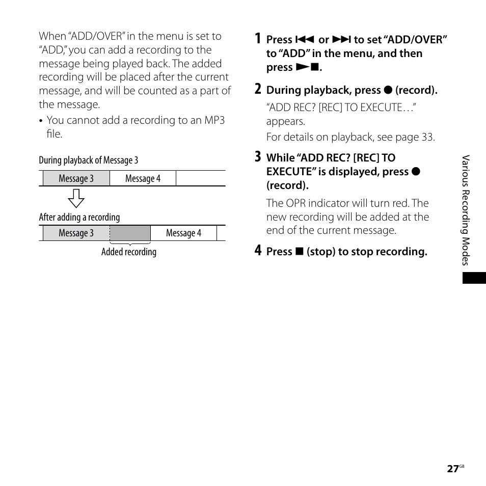 Sony ICD-SX68 User Manual | Page 27 / 88