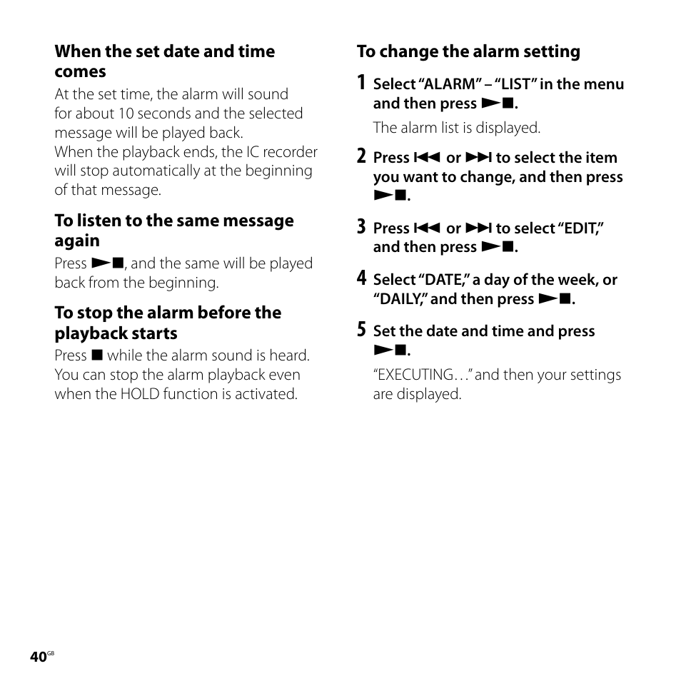 Sony ICD-SX68 User Manual | Page 40 / 88