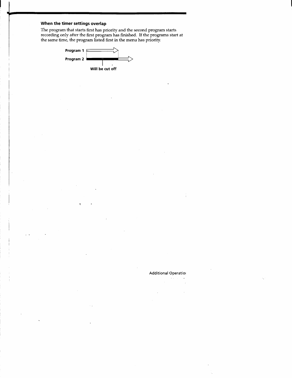 When the timer settings overlap | Sony SLV-677HF User Manual | Page 37 / 53