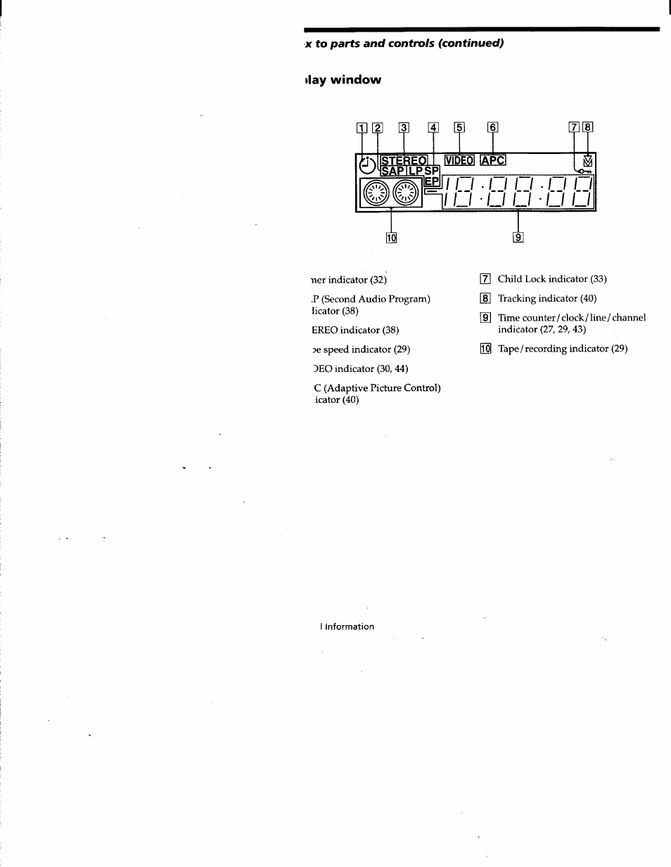 Lay window, I о ■ о о, П п . п п | Й 1 / п | Sony SLV-677HF User Manual | Page 50 / 53