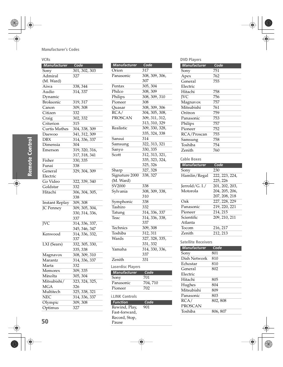 Sony KDP-65WS550 User Manual | Page 51 / 122