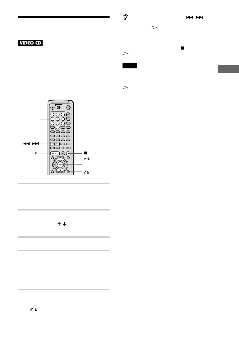 Playing video cds with pbc functions | Sony DVP-NS500V User Manual | Page 37 / 96