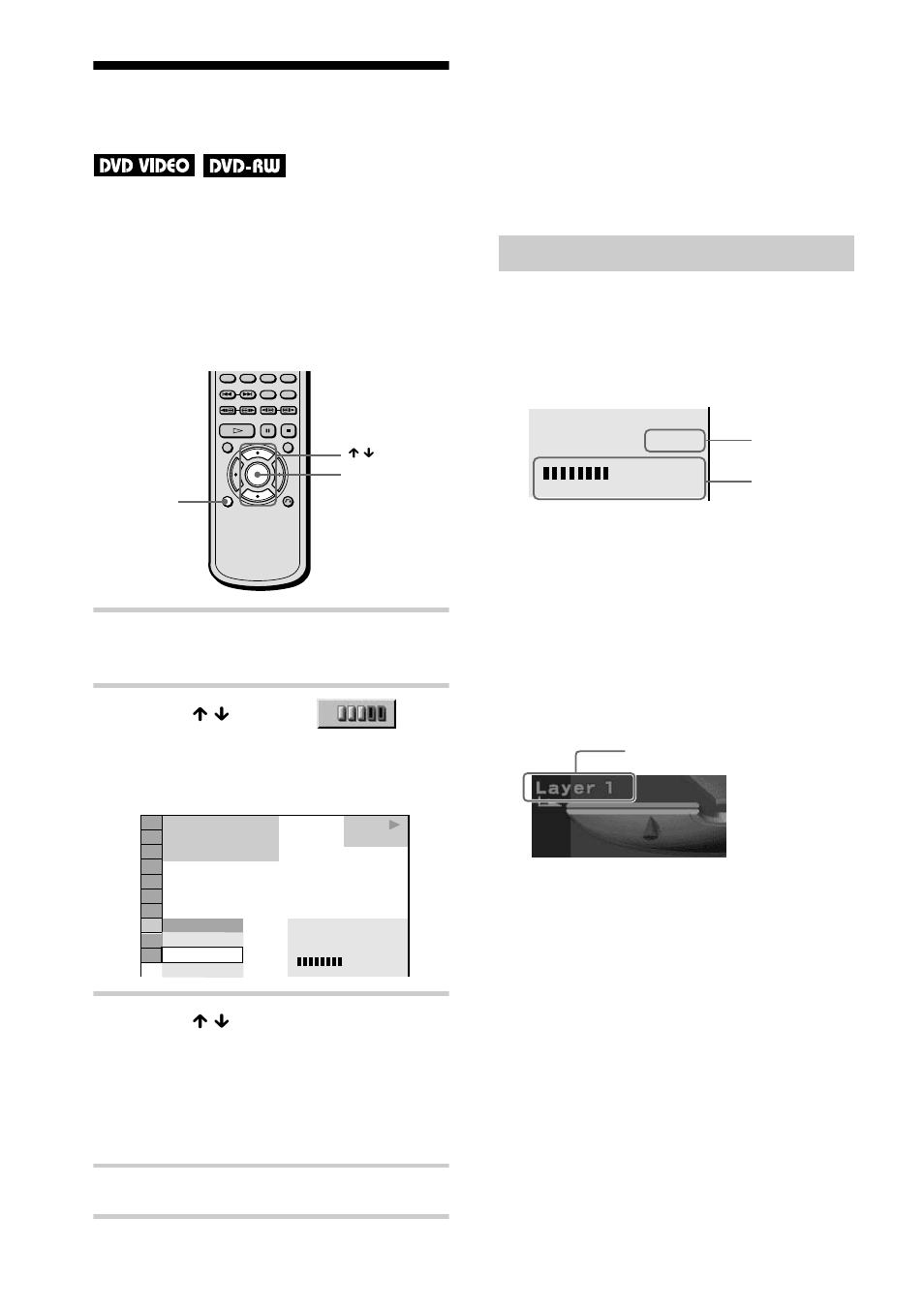 Checking the play information (advanced), Displays of each item, Checking the play information | Sony DVP-NS500V User Manual | Page 52 / 96