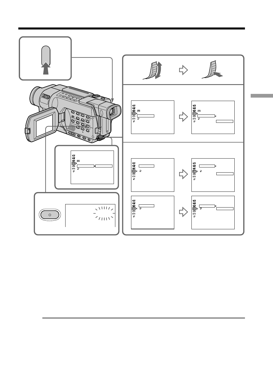 Interval recording, Menu | Sony DCR-TRV250 User Manual | Page 73 / 268