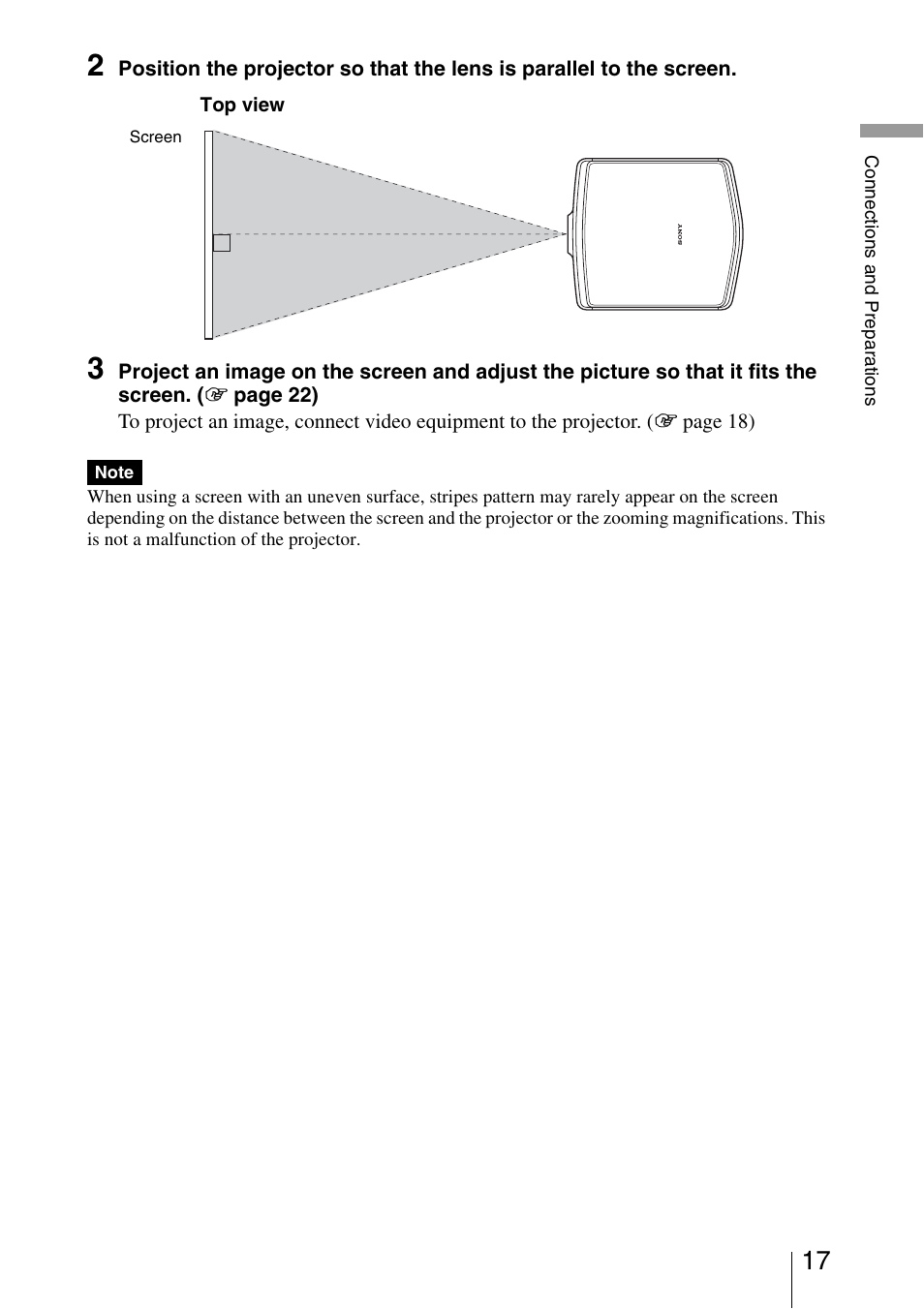 Sony VPL-VW200 User Manual | Page 17 / 88